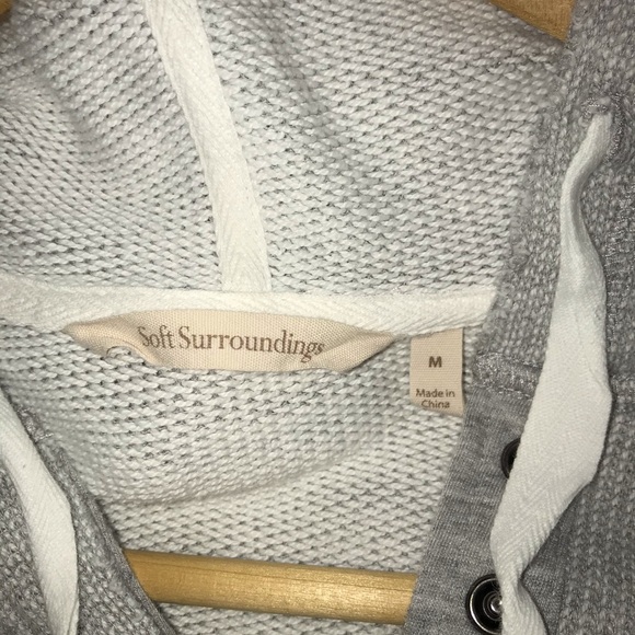 Soft Surroundings beach sweatshirt - Picture 2 of 5